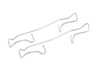 ES#4416023 - 1K0698151E-LM - Low-Metallic Front Brake Pad Set - TRW Pro pad set featuring a copper-free low-metallic compound - TRW - Audi Volkswagen