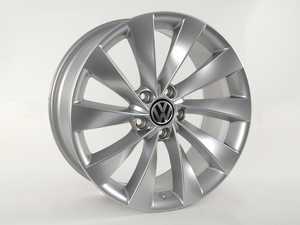 ES#259775 - 3C8601025D88Z-4 - 18" Interlagos Wheel - Set Of Four - 18x8 ET41 5x112 alloys in silver - Genuine Volkswagen Audi - Volkswagen