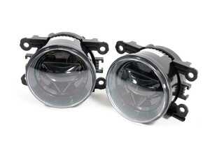 ES#4689808 - EL68.CLEAR - Rennline White LED Fog Lights - Pair - Modernize and dress up the front end of your Macan or Cayenne! - Rennline - Porsche