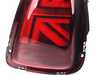 ES#4608259 - BM11-R5607-R-A - MINI Cooper Union Jack LED Red Lens/Black/Red Led Taillights R56 R57 R58 R59 Set - Upgrade to Union Jack design tail lights for your MINI F56 style Union Jack but for the R56-R59 Platform - ZiZa - MINI