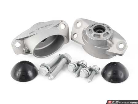 ES#4620770 - 3C0513353CAKT - Rear Shock Mounts - With Install Hardware - A must have if you are installing springs, coilovers or replacing rear shocks. - Assembled By ECS - Audi Volkswagen