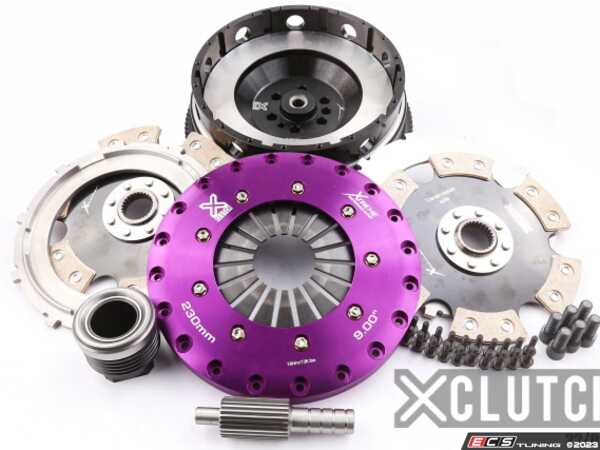 XClutch Twin-Disc Solid Ceramic Clutch Kit with Flywheel | 1998-2003 BMW 540i (XKBM23545-2E)