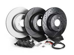 ES#4685614 - 34212229379 - Build Your Own Rear Brake Service Kit - Features ECS V5 Performance rotors, your choice of pads, and everything you need for a smooth install! - Assembled By ECS - BMW