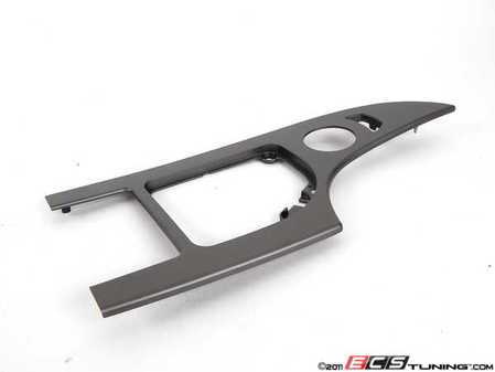 ES#83686 - 51167130176 - Center Console Decor Panel - Titan Ii Dark - Genuine BMW - BMW