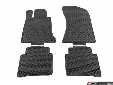 ES#4684236 - 2126806202 - All Weather Floor Mat Set - Black - Featuring VAICO Front & Rear Rubber Floor Mats - Vaico - Mercedes Benz