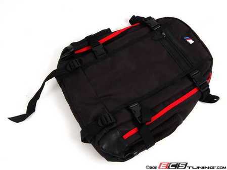ES#190474 - 80220435791 - Backpack - ///M (NO LONGER AVAILABLE) - Black multi-compartment nylon backpack garnished with the ///M Logo - Genuine BMW - 
