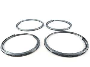 ES#4674846 - K4GRPHEXC - Graphite Exc.- Set Of 4 EXCLUSIVE AlloyGators  - Add on wheel protection that also adds a little color - Alloygator - Audi BMW Volkswagen Mercedes Benz MINI Porsche