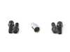ES#2795760 - 003901ECS28BB -  Ball seat Locking Wheel bolt Kit - Black zinc coated wheel lock bolts made specifically for OE wheels. M14x1.5x28mm - ECS - Audi Volkswagen