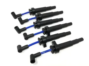 N54 Replacement Spark Plug Wires - Blue - For 601-0020 (Short / Factory Location)