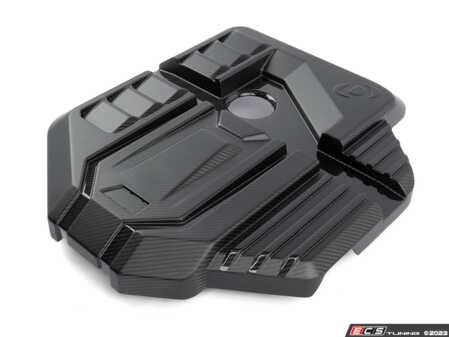 ES#4690127 - D590-0005-B - Matte Carbon Fiber Engine Cover - BMW G8X M2/M3/M4 - Take your G8x engine bay to new heights of visual prowess to match its potent performance abilities with Dinan S58 carbon fiber engine covers! - Dinan - BMW
