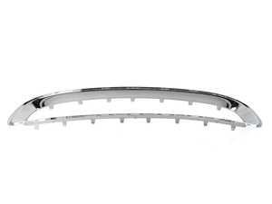ES#2101938 - 51117250787 - Chrome Frame Air Inlet  - Mounts to the lower bumper by the grille - Genuine MINI - MINI