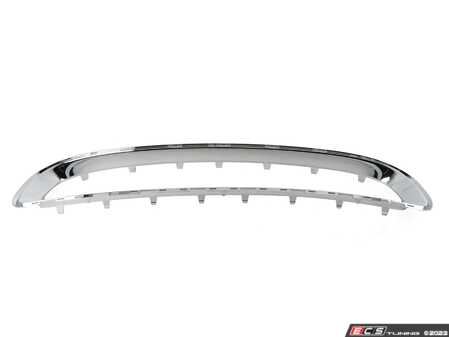 ES#2101938 - 51117250787 - Chrome Frame Air Inlet  - Mounts to the lower bumper by the grille - Genuine MINI - MINI