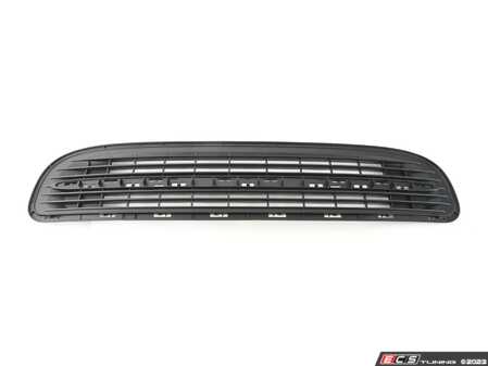 ES#2101937 - 51117250785 - Grille Lower Center - Mounts to the lower bumper and holds the center finisher rod trim - Genuine MINI - MINI