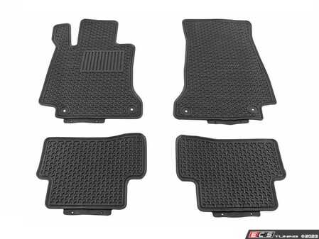 ES#4684173 - 2056807508Kit - All Weather Floor Mat Set - Black - Featuring VAICO Front & Rear Rubber Floor Mats - Vaico - Mercedes Benz