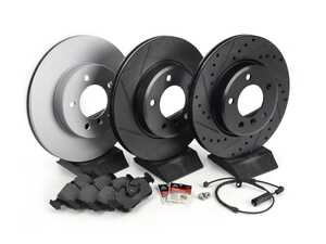 ES#4686192 - 34116864058 - Build Your Own Front Brake Service Kit - Features ECS V5 Performance rotors, your choice of pads, and everything you need for a smooth install! - Assembled By ECS - BMW