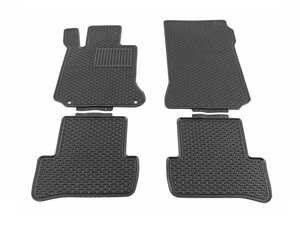ES#4684137 - 2046801001 - All Weather Floor Mat Set - Black - Featuring VAICO Front & Rear Rubber Floor Mats - Vaico - Mercedes Benz