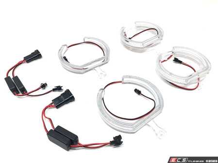 ES#4690222 - 601-0057 - DTM Halo Kit - Without Carbon Eyelids - 271% Brighter than any other similar product on the market! - Precision Raceworks - BMW