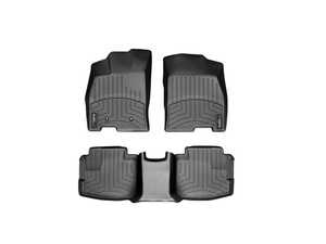 ES#4690229 - 44308-1-2 - FloorLiner DigitalFit Mat Set - Black  - Featuring WeatherTech DigitalFit Front & Rear FloorLiner Set - WeatherTech - 