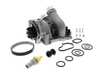 ES#4690225 - 06H121026DSKIT2 - Upgraded Aluminum Water Pump Kit - Includes a new water pump, belt, aluminum thermostat/housing, temperature sensor, union piece & hardware. - Vemo - Audi Volkswagen