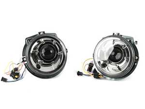 ES#3663483 - M40-1103P-AS1 - W463 G-Class Facelift Look Chrome Projector Headlight - Set - Featuring Chrome Housings with a Facelift Look Upgrade for your W463! - Depo - Mercedes Benz