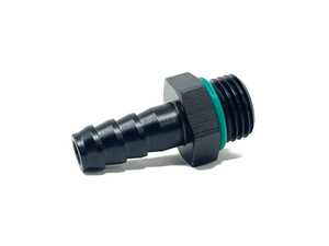 ES#4690268 - 201-0033 - 5/16" Hose Barb To AN-6 ORB Adapter - AN-6 Male ORB to 5/16" hose barb fitting - Precision Raceworks - Audi BMW Volkswagen Mercedes Benz MINI Porsche