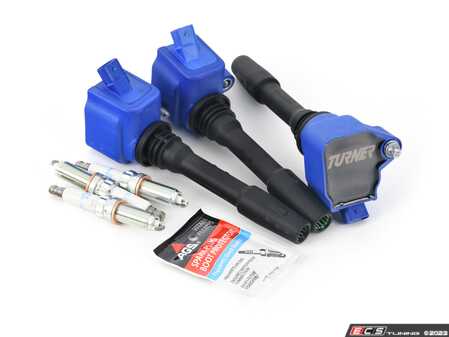 ES#4690835 - 121386433600KT9 - High Performance Ignition Service Kit - Includes Turner Motorsport Performance coils, Brisk 1 stage colder plugs, and dielectric grease. Set of three. - Assembled By ECS - MINI