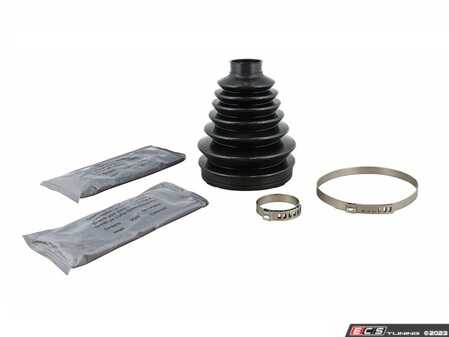 ES#4684026 - 1663300285 - Front Outer Cv Joint Boot Kit - Priced Each - Front Axle Left & Right, includes boot, clamps, snap ring, and boot grease - Vaico - Mercedes Benz
