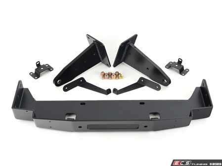 ES#4690608 - 047398la01aKT - E53 Winch Mount Kit - Upgrade from your factory tow points and add a discretely mounted winch to the front of your X5! Upgraded recovery with an awesome aesthetic! - ECS - BMW