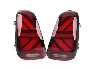 MINI Cooper Union Jack LED Clear RED/RED/RED Led Taillights R50 R52 R53 2002-2008 - Set