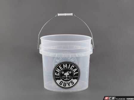ES#4447435 - ACC106 - Heavy Duty Ultra Clear Detailing Bucket - See all that dirt and grime that you pull off your car during your wash! - Chemical Guys - Audi BMW Volkswagen Mercedes Benz MINI Porsche
