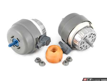 ES#3195565 - 4F0199382BLkt - Engine Mount Kit - Complete set of engine mounts and hardware to keep vibrations in check - Hamburg Tech - Audi