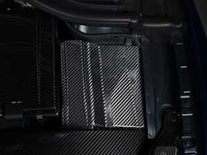 ES#4630035 - 015006LA01-01 - MK8 GTI / Golf R & 8Y A3/ S3 Carbon Fiber Fuse Box / ECU Cover - Cover the unsightly ECU bracket and fuse box lid with premium carbon fiber material! - ECS - Audi Volkswagen