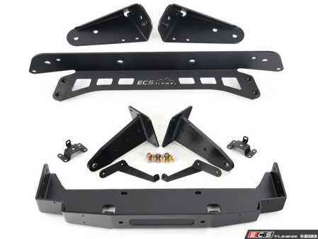 ES#4690614 - 047398la02aKT - E53 Winch and Light Mount Kit - A combination of upgraded recovery gear with necessary lighting upgrade. A truly unmatched combination for your overland build! - ECS - BMW