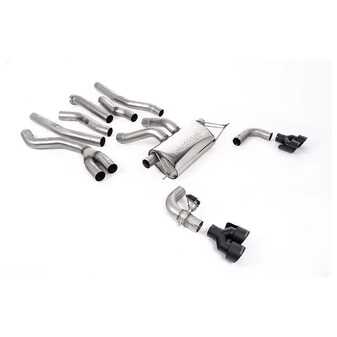 ES#4690837 - SSXBM1224-1 - Catback Exhaust - Black Tips - Milltek Sport - BMW