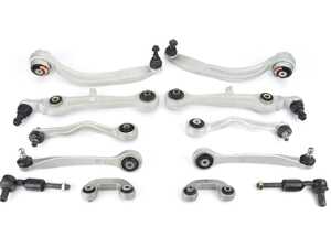 ES#3111764 - A003AKit - Complete Front Control Arm Kit - Includes all front control arms plus tie rod ends and sway bar end links! - Hamburg Tech - Audi