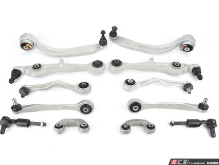 ES#3111764 - A003AKit - Complete Front Control Arm Kit - Includes all front control arms plus tie rod ends and sway bar end links! - Hamburg Tech - Audi
