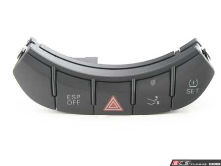 ES#448831 - 8J0927137B5PR - Multi Switch Assembly - Soul (Black) - Switch panel includes ESP, Hazzard, and spoiler raise and lower switch - Genuine Volkswagen Audi - Audi