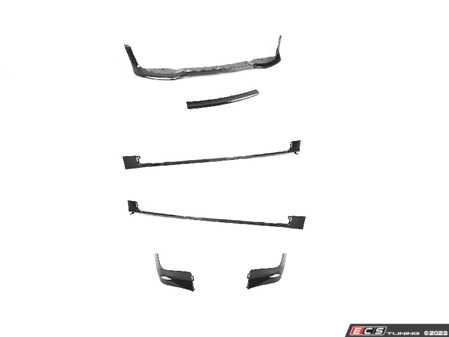 ES#4690959 - 511172833301KT - JCW Aero Trim Gloss Black Kit  - Main kit to add gloss black over the stock textured, front spoiler set, side skirt set, and rear bumper extension set. For the factory JCW Aero bumper kits 3/2012-2015, works with ES4382026 as an upgraded trim package. - ECS - MINI