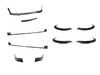 ES#4690968 - 511172833303KT - JCW Aero Trim Gloss Black Kit - With Gloss Euro Wheel Arches & Gloss JCW GP2 Diffuser - Main kit to add gloss black over the stock textured, front spoiler set, Euro wheel arches, side skirt set, JCW GP2 diffuser,  and rear bumper extension set. For the factory JCW Aero bumper kits 3/2012+, works with ES4382026 as an upgraded trim package. - ECS - MINI
