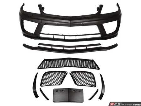 ES#4690966 - W204BSFT - W204 Black Series Designed Front Bumper Conversion Kit - Add some aggressive styling to your Mercedes-Benz W204! - Suvneer - Mercedes Benz