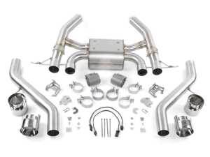 ES#4690964 - D660-0100 - Dinan Valved Axle-Back Exhaust - Quad 114mm Polished Tips - BMW G87 M2 - Improve the tone and volume of your M2's exhaust with this performance exhaust from Dinan - Maximum gains of +6 HP and +5 lb-ft of torque - Dinan - BMW