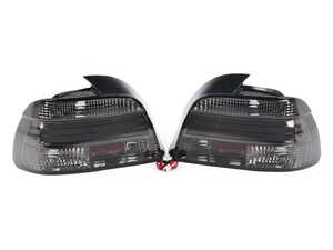 ES#4492530 - LTE3997GLEDTM - LED Tail Lights - Chrome Housing/Smoke Lens - E39 Sedan - Comes with 1 pair of chrome housing smoke lens LED taillights - Spec-D Tuning - BMW