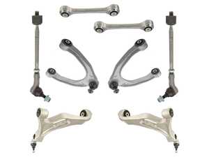 ES#3076125 - A007KIT - Complete Front Control Arm Kit - Keep your suspension in top shape - Includes front control arms, tie rods, and end links - Hamburg Tech - Audi
