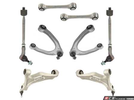 ES#4690983 - A007AKIT - Complete Front Control Arm Kit - Keep your suspension in top shape - Includes front control arms, tie rods, and end links - Hamburg Tech - Audi