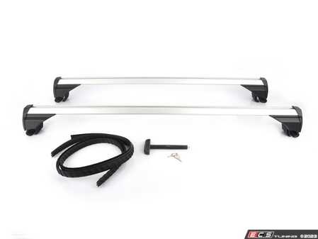 ES#3108896 - 8W9071151L - Roof Rack Base Bars - Bring along your skis, snowboards, kayak, or bikes with the help of these base carrier bars! - Genuine Volkswagen Audi - Audi