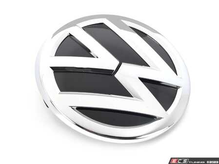 ES#2861048 - 3G0853601BDPJ - VW Emblem - Front - Mounts to the radiator grille assembly - Genuine Volkswagen Audi - Volkswagen