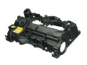 ES#4691075 - 11127633630 - Valve Cover - Replace your leaky or cracked valve cover with this affordable aftermarket alternative. Includes Valve Cover Gasket Set, Valve Cover Bolts, Ball Pin, Damping Elements, and Shaft Seal. - URO - BMW