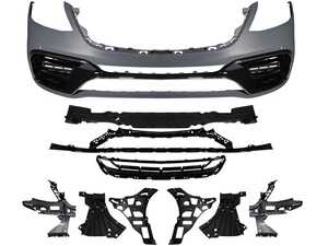 ES#4691081 - W222S63FT-PDC - OEM Designed W222 Facelift S63 Front Bumper Conversion Kit - Add some aggressive & modern styling to your Mercedes-Benz! - Suvneer - Mercedes Benz