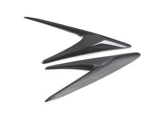 ES#4689897 - TEV2090 - VRS MODEL Y ADD-ON AERO FENDER VENTS CARBON FIBER 2X2 GLOSSY - Vorsteiner - 