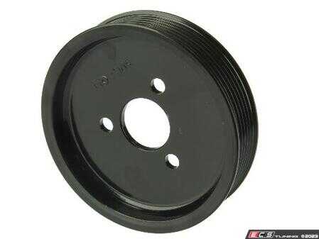 ES#4316685 - 32427516848PRM - Power Steering Pulley - 116mm. Pulley only, pump not included. Aluminum alternative for factory plastic pulley. - URO Premium - BMW